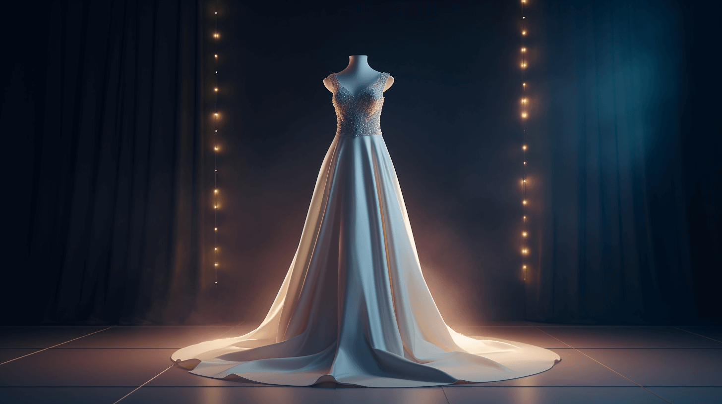 An American Bridal dress