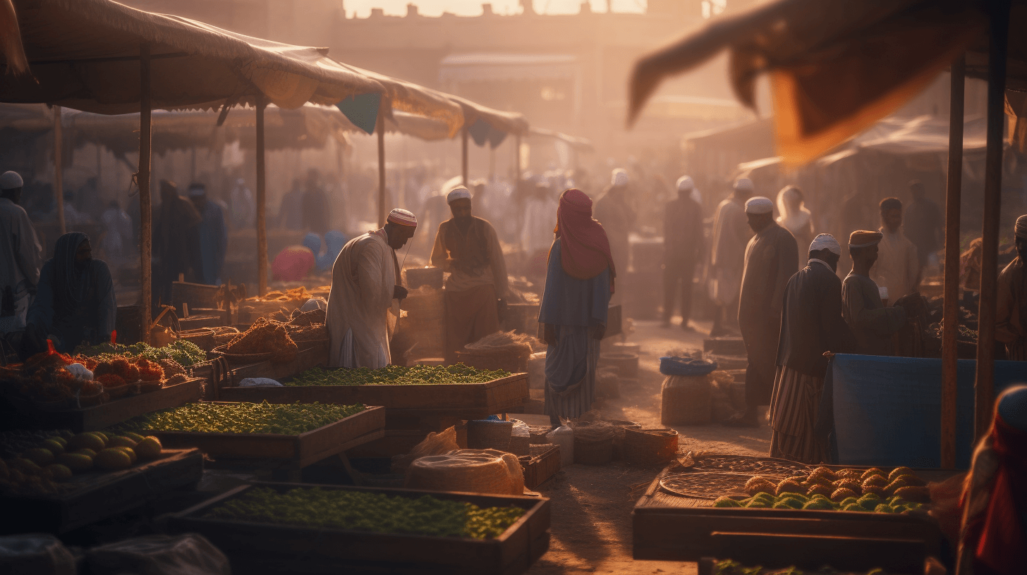 Sudanese market