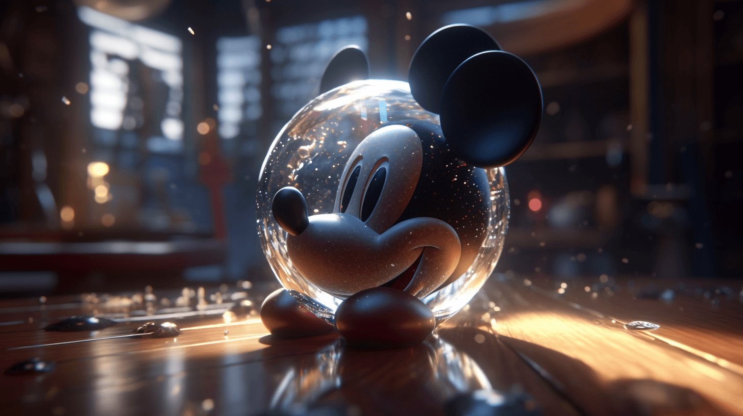 Mickey mouse, as a space character