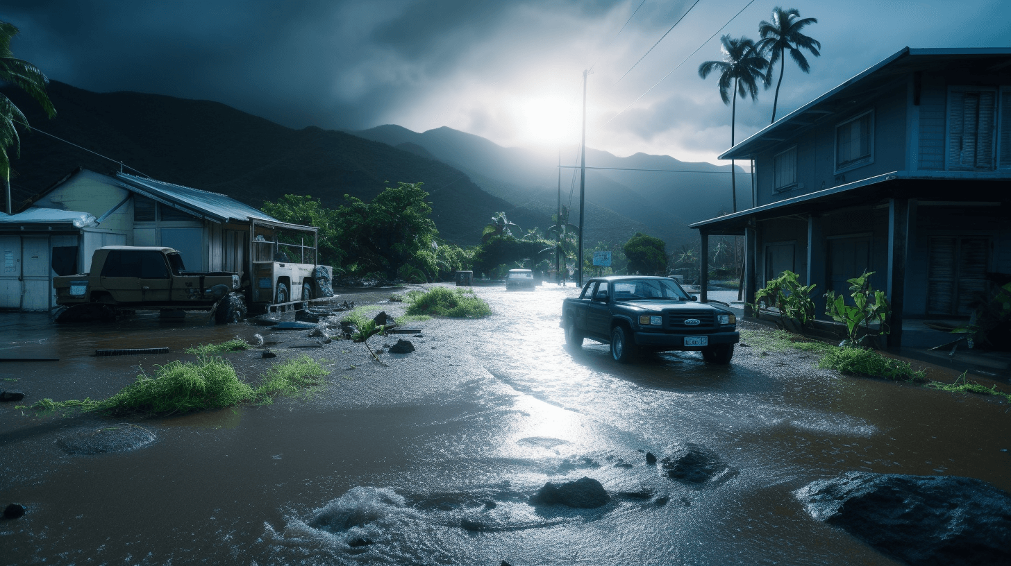 🌧️⚠️Kauai County Flood Watch: Bumbye Get Wet, Cold Front Heading Our Way 🌴