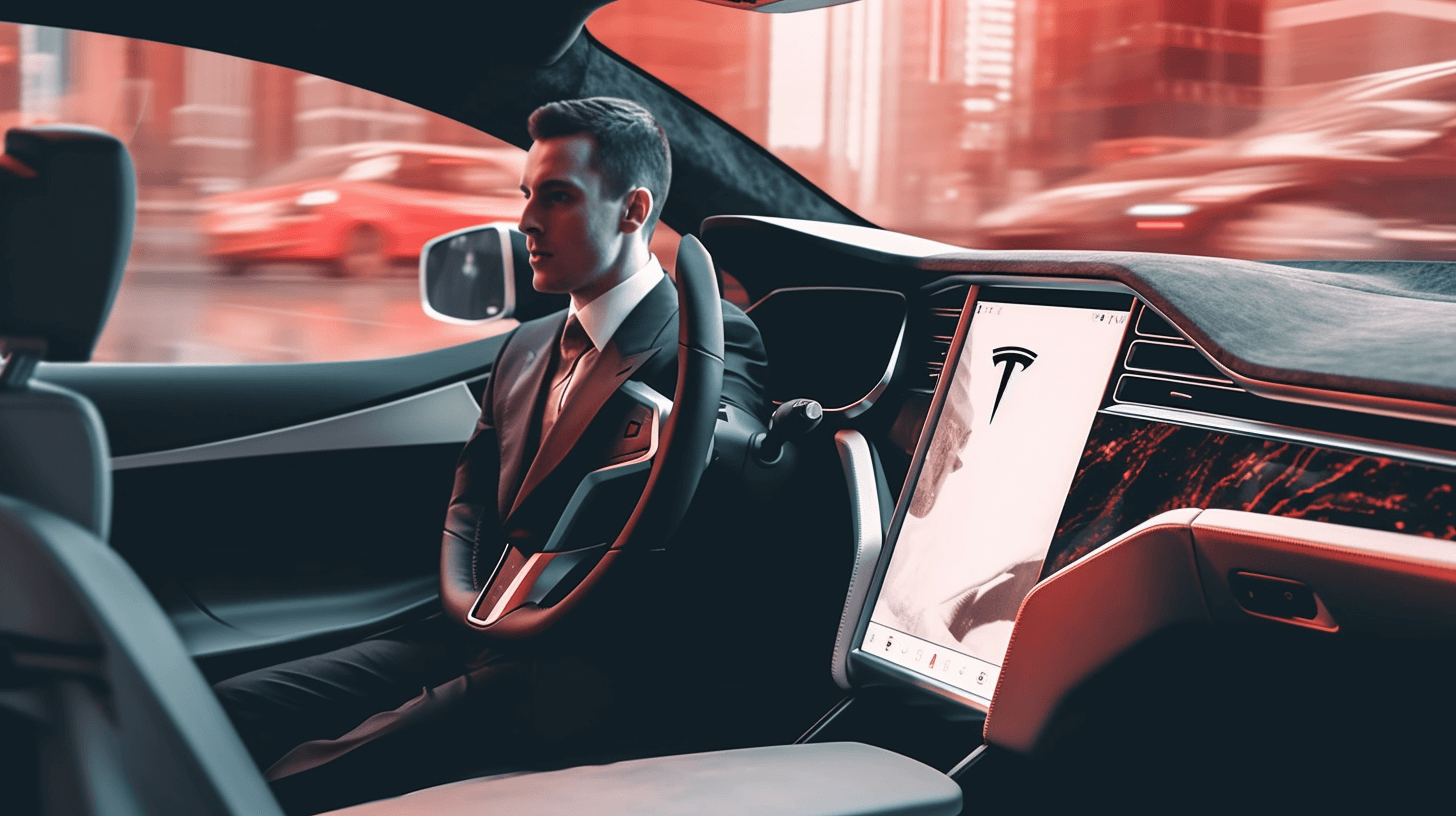 Self-driving Tesla