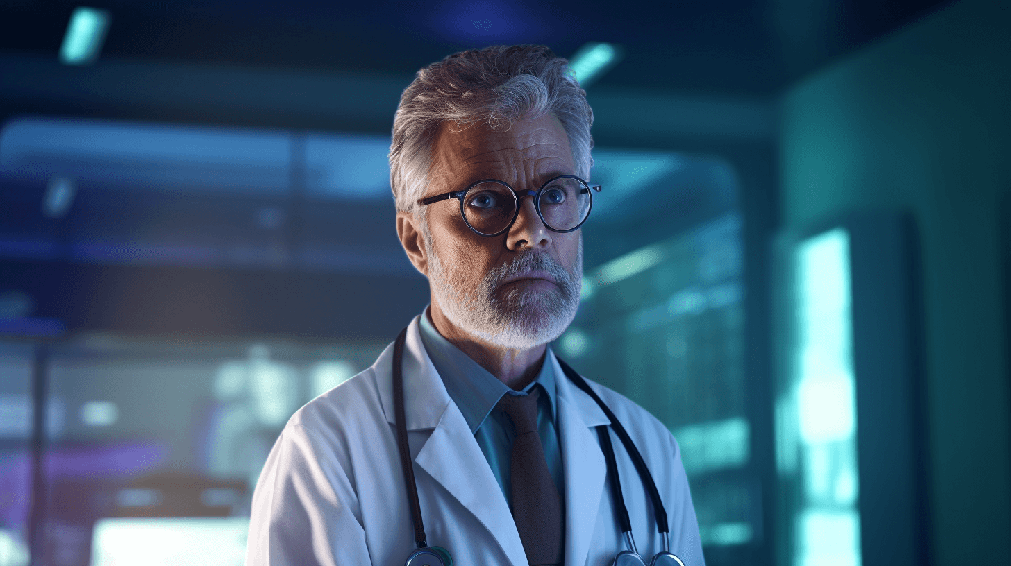 A photo of a doctor