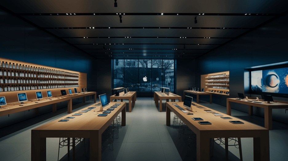 an apple store