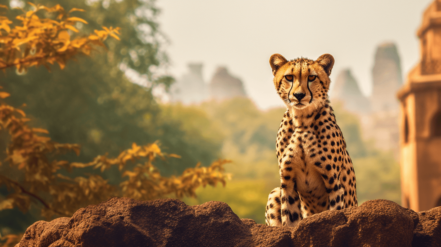 A cheetah in India