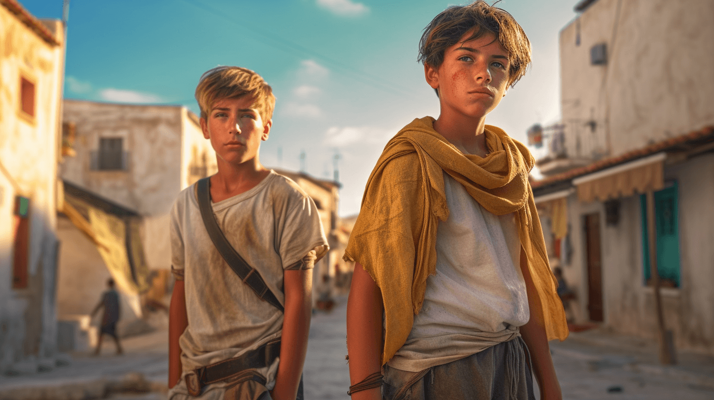 young locals in Greece