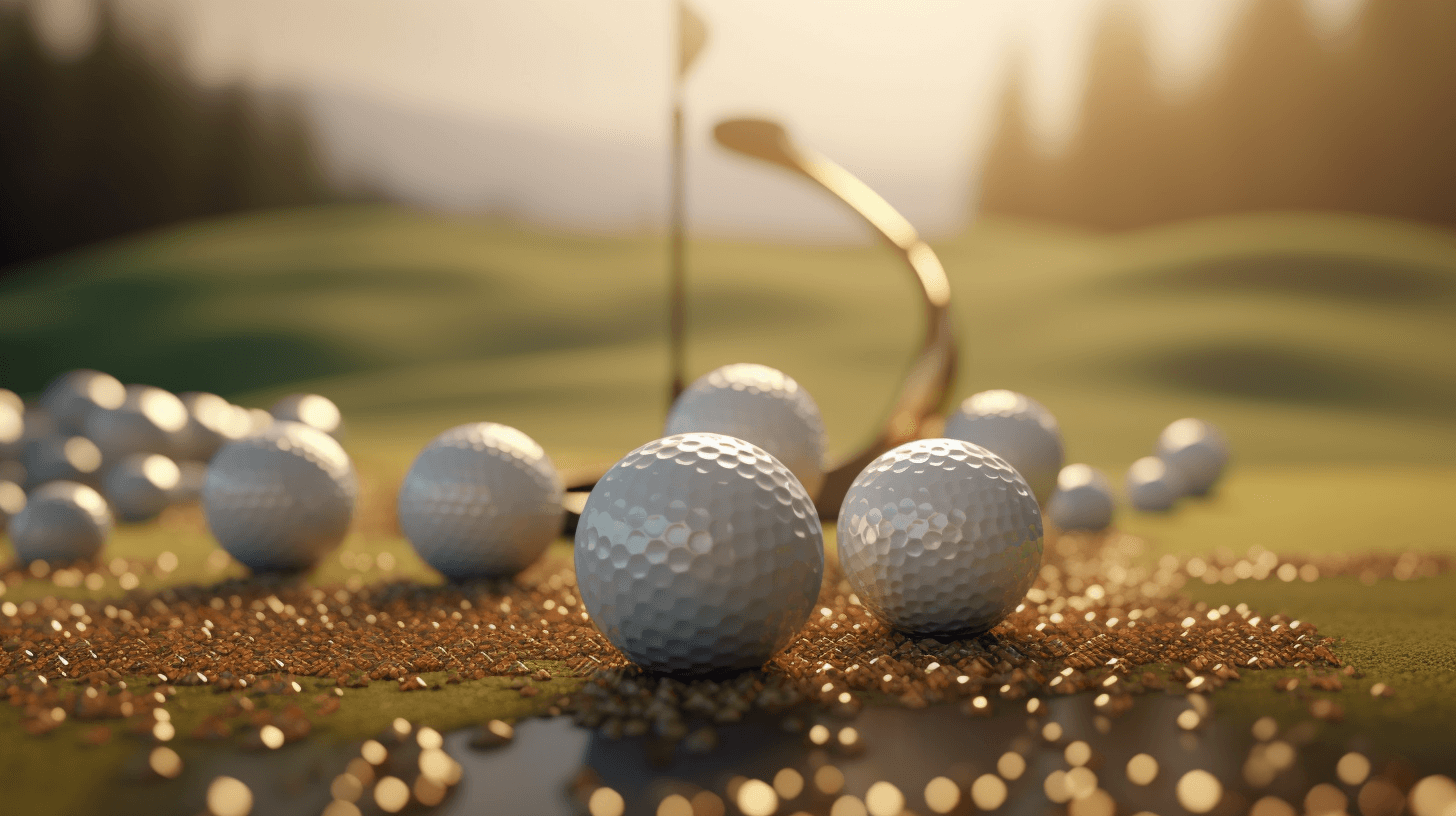 An image of golf balls