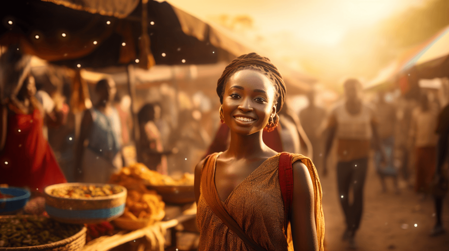 Market in Uganda