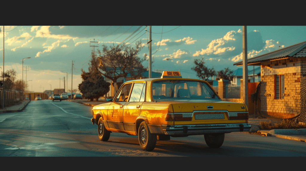 An image of a Taxi in Botswana