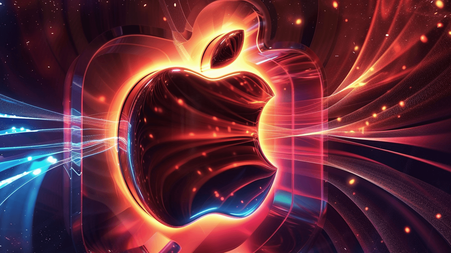 An image of an apple logo