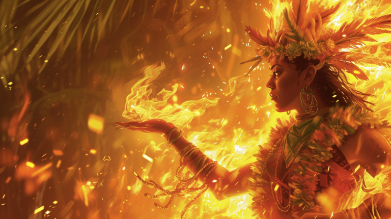 An image of Hawaii Fire Goddess